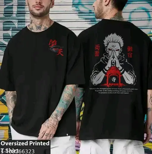 Kakashi men's black anime tshirt