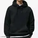 Black men's hoodie