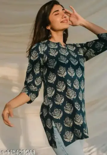 Floral Print Kurta For Women
