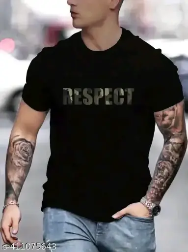 Men's respectprinted t-shirt 