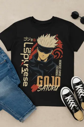 Saturo Gojo Anime High Quality Tshirt