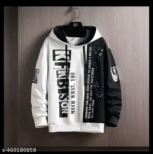 Printed men's hoodie