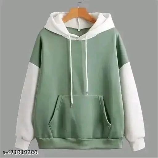 Double colour men's hoodie